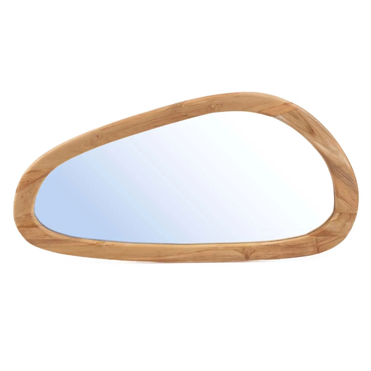 The Organic Mirror - Natural - XL in wood — handmade luxury wall mirror curated by Laiyahome