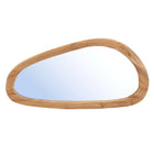 The Organic Mirror - Natural - XL in wood — handmade luxury wall mirror curated by Laiyahome