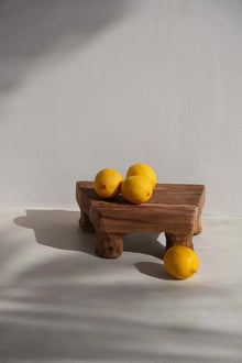 The Yummy Tray - Natural in wood — handmade luxury serving tray curated by Laiyahome — view 4