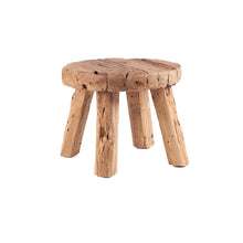 The Marabunta Rustic Side Table - Natural in wood — handmade luxury side table curated by Laiyahome — view 3
