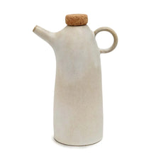 The Olive Oil Bottle N°78 - White in ceramic — handmade luxury storage jar curated by Laiyahome — view 3