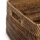 The Colonial Magazine Basket - Natural Brown - S in rattan — handmade luxury storage basket curated by Laiyahome — view 2