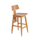 The LovYa Barstool - Natural in wood — handmade luxury bar stool curated by Laiyahome — view 3