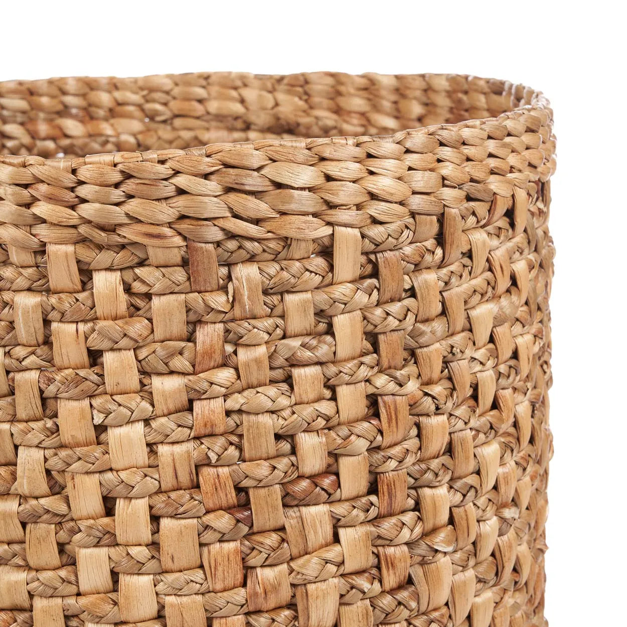 The Rumih Basket - Natural in palm leaf — handmade luxury storage basket curated by Laiyahome — view 4