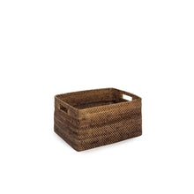 The Colonial Magazine Basket - Natural Brown - S in rattan — handmade luxury storage basket curated by Laiyahome