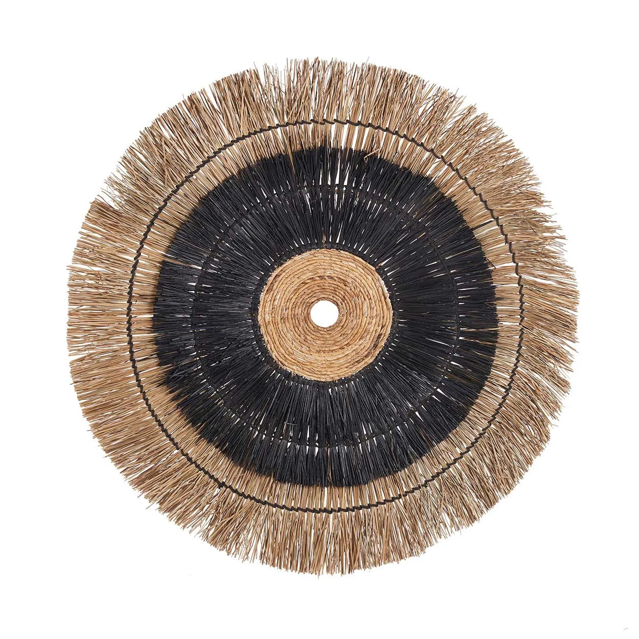 The Amazonia Wall Deco - Natural Black in palm leaf — handmade luxury wall decoration curated by Laiyahome — view 3