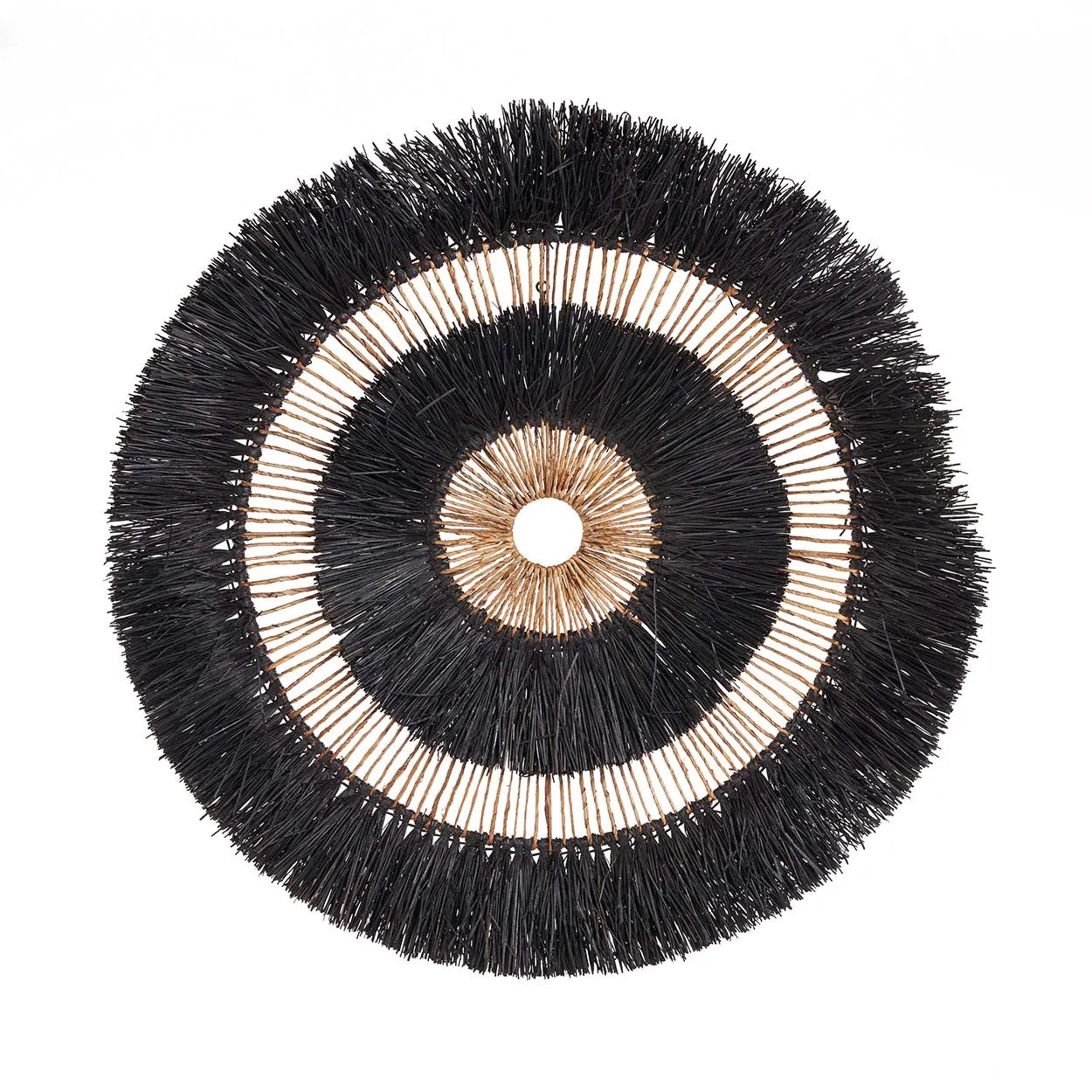 The Maurea Wall Deco - Black in palm leaf — handmade luxury coffee table curated by Laiyahome — view 3