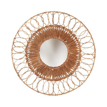 The Montezuma Mirror - Natural in coconut — handmade luxury wall mirror curated by Laiyahome — view 3