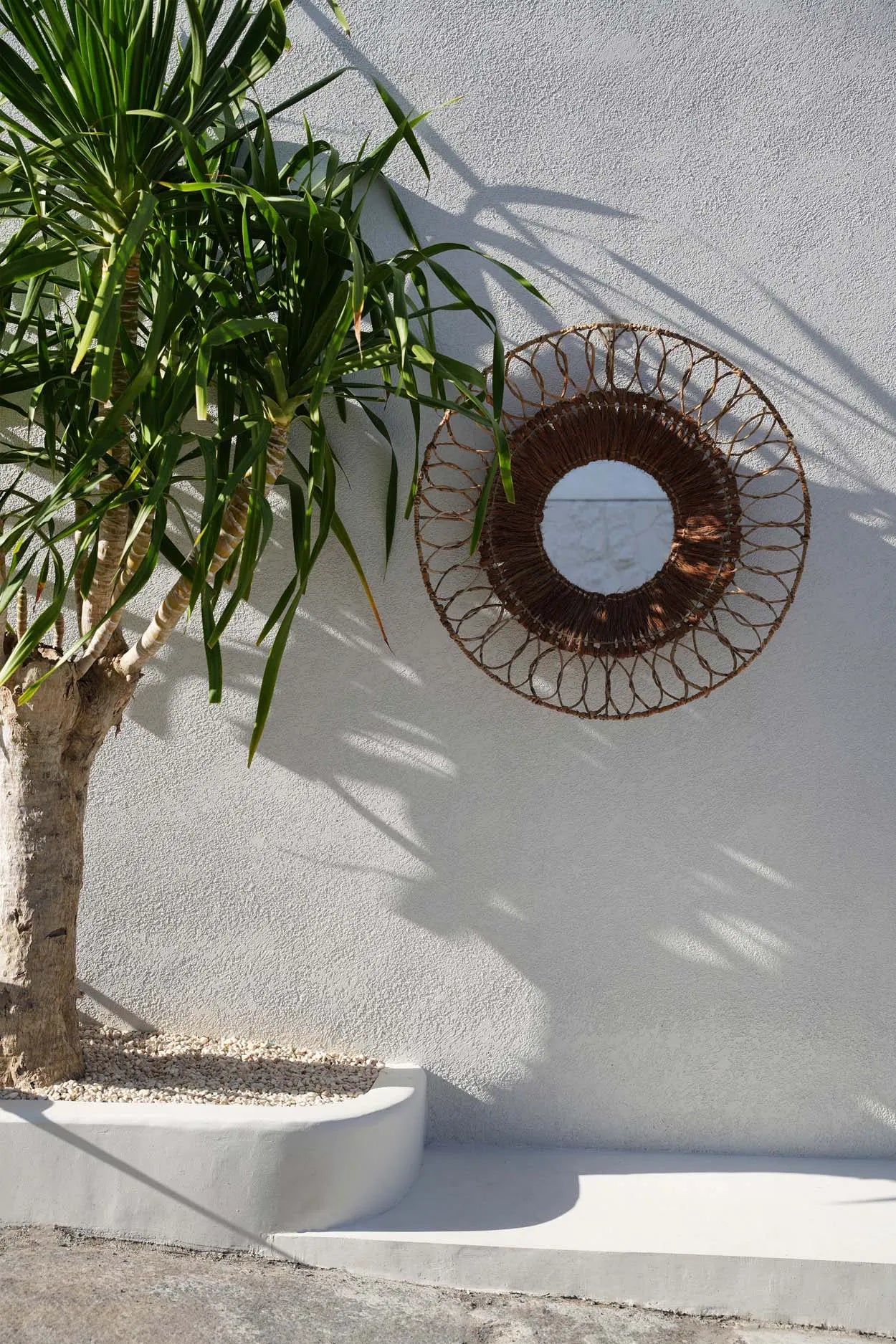 The Montezuma Mirror - Natural in coconut — handmade luxury wall mirror curated by Laiyahome — view 4