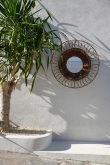 The Montezuma Mirror - Natural in coconut — handmade luxury wall mirror curated by Laiyahome — view 4