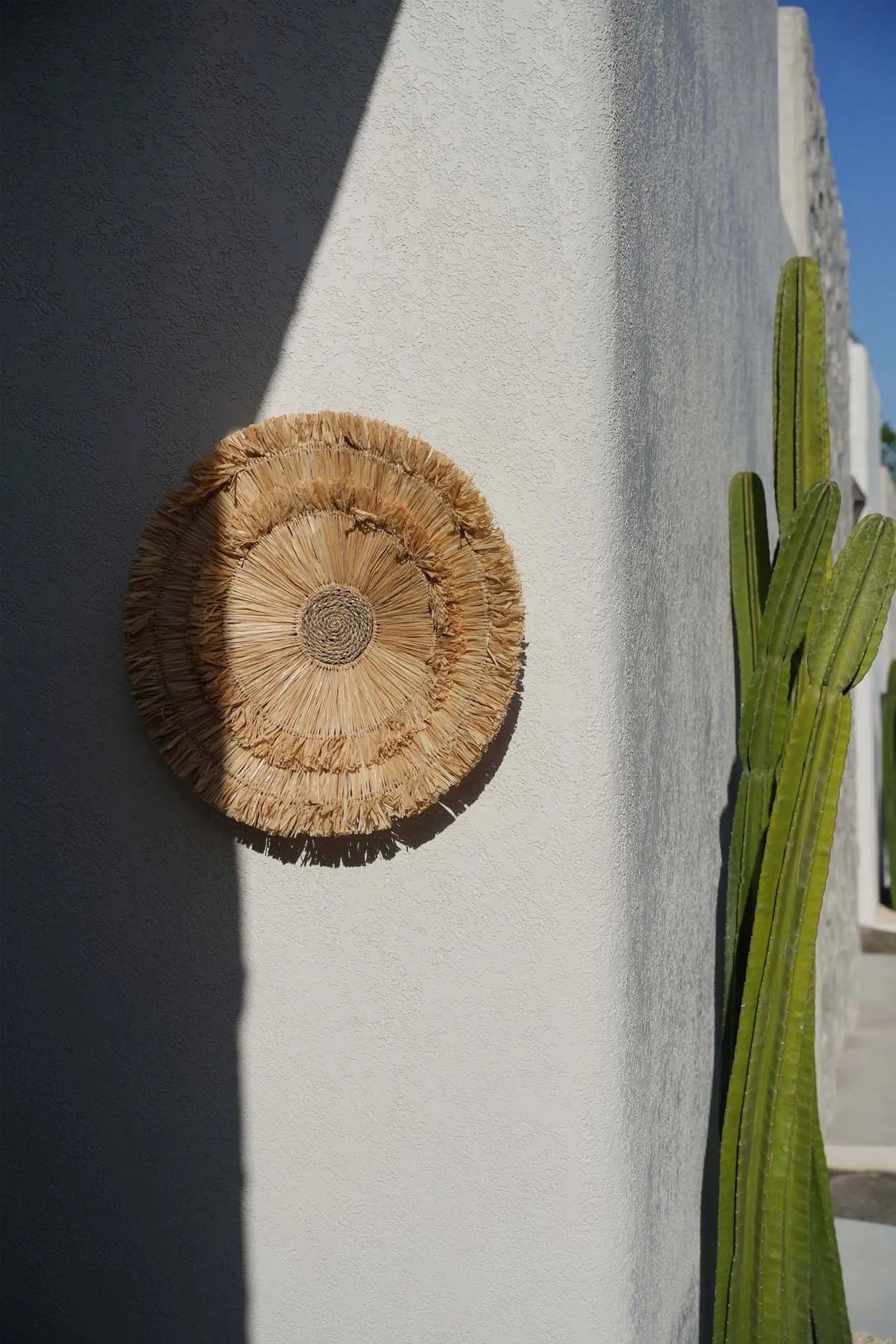The Wanita Wall Deco - Natural in sisal — handmade luxury wall decoration curated by Laiyahome — view 4