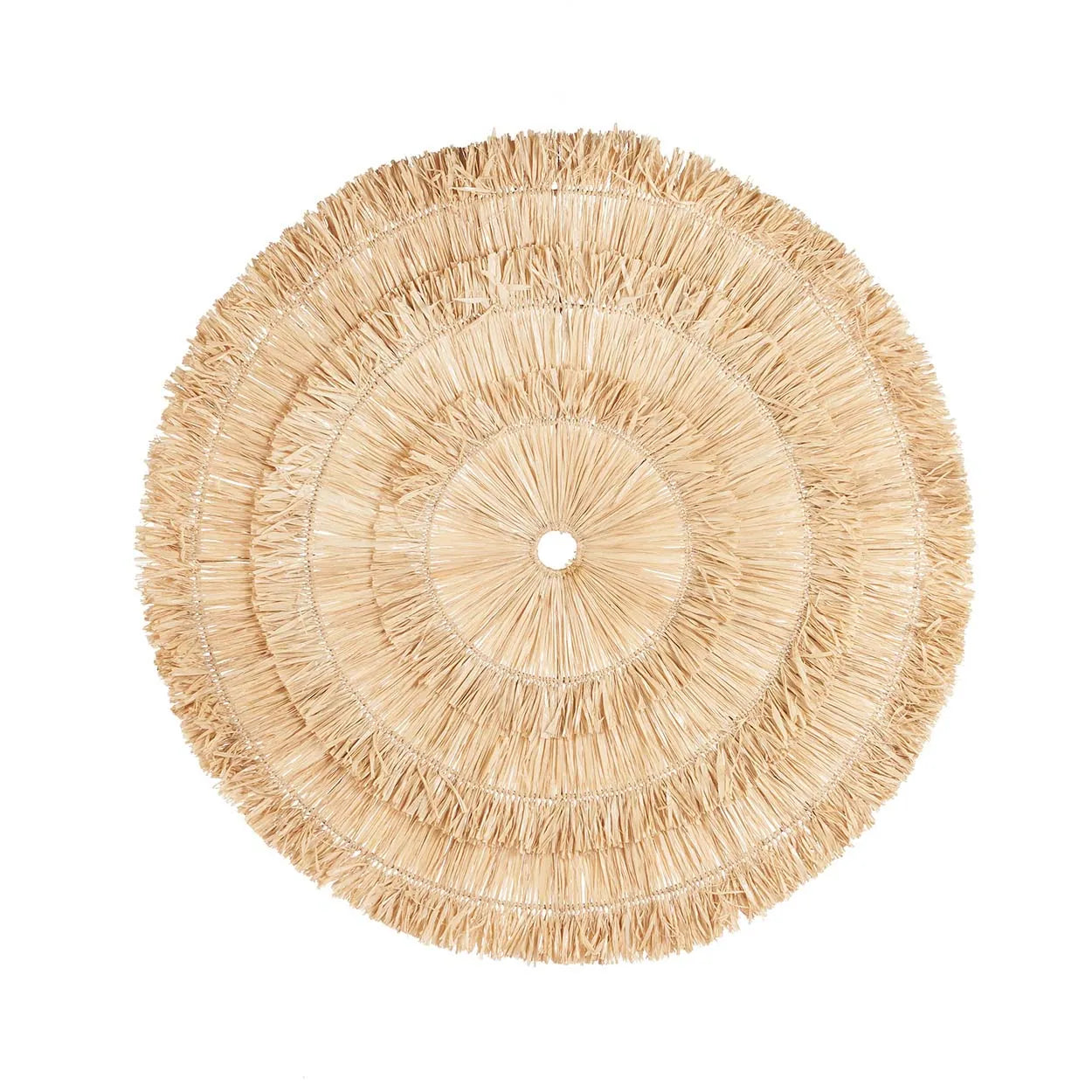 The Sehseh Wall Deco - Natural - L in sisal — handmade luxury wall decoration curated by Laiyahome — view 3