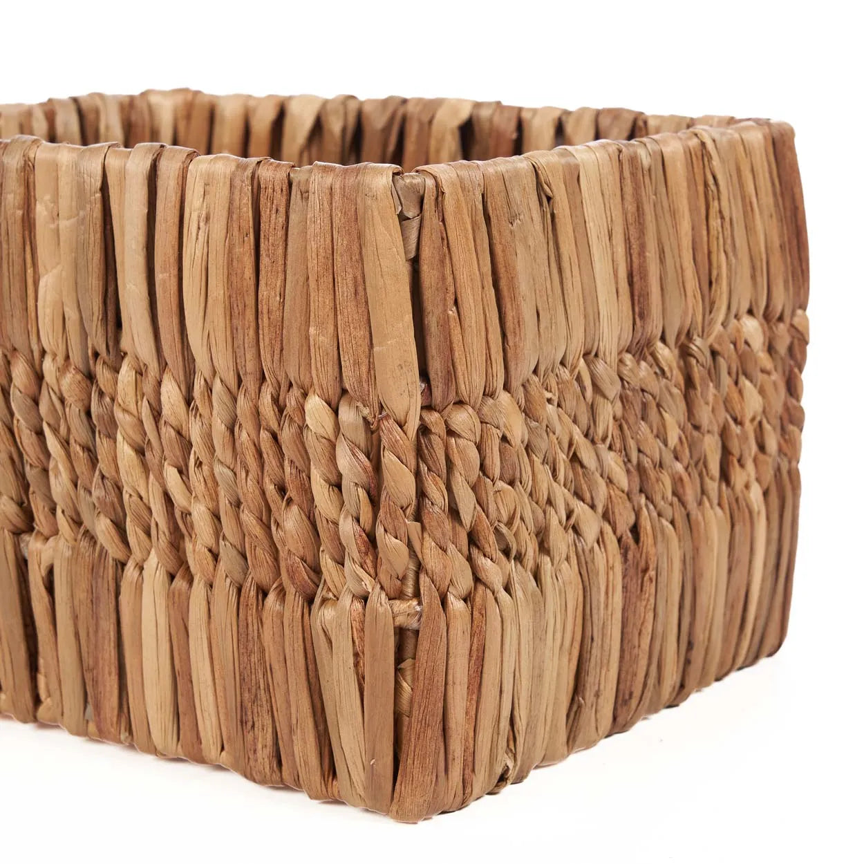 The Akuku Basket - Natural - S in palm leaf — handmade luxury storage basket curated by Laiyahome — view 2