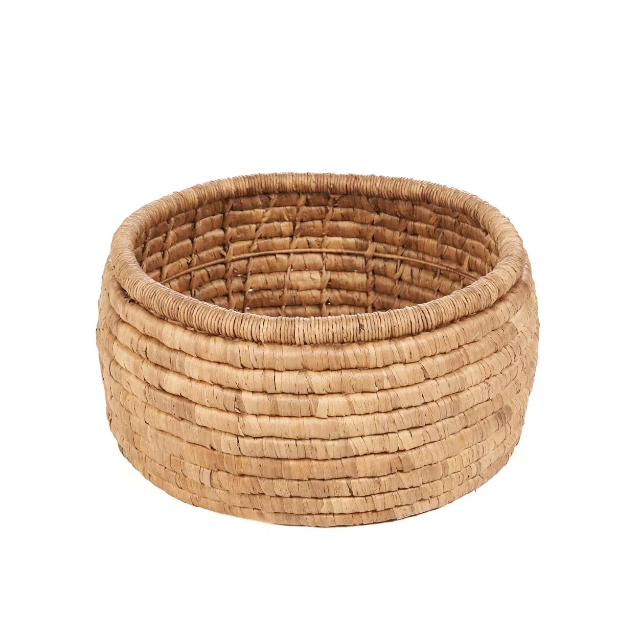 The Sarvatah Basket - Natural in palm leaf — handmade luxury storage basket curated by Laiyahome — view 3