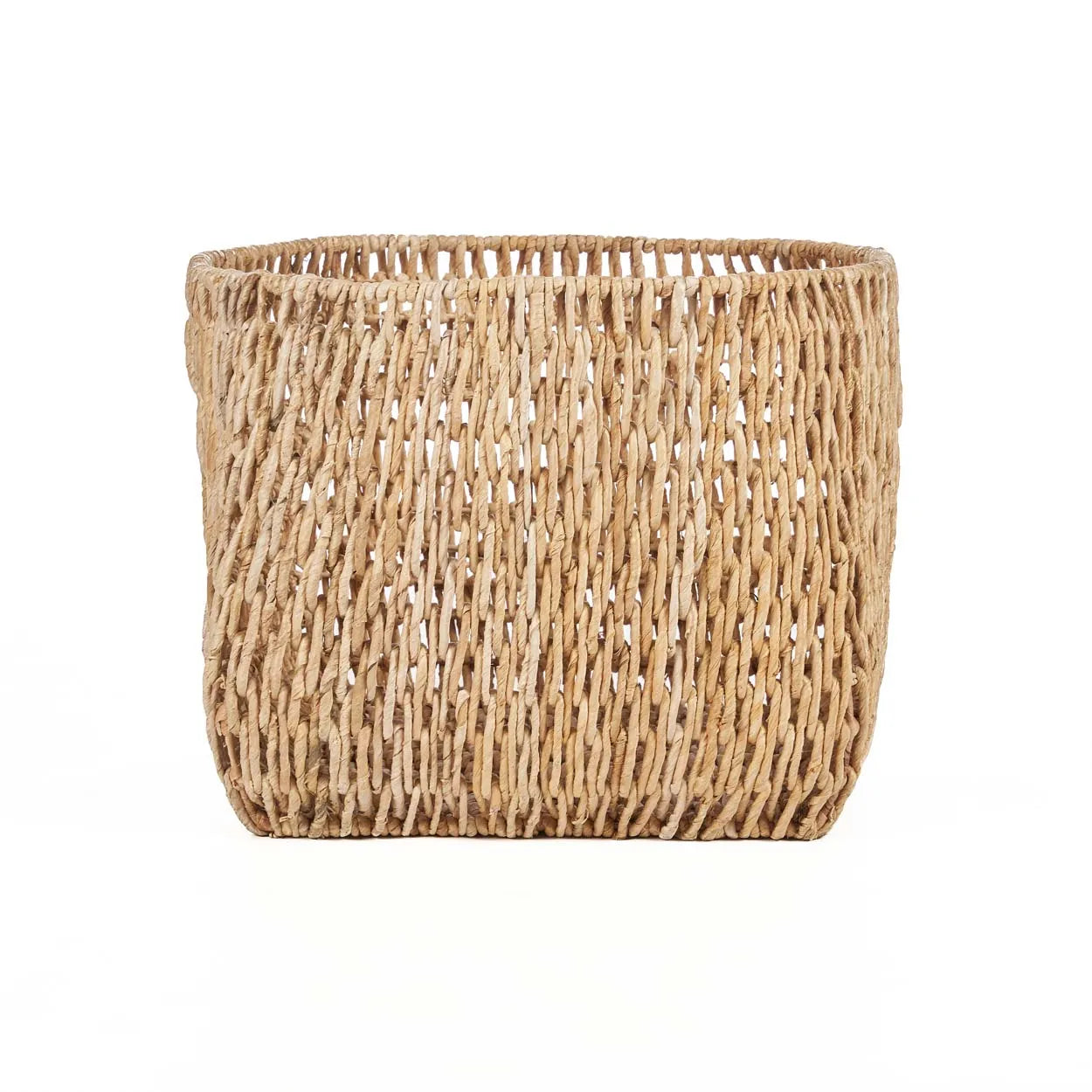 The Louh Louh Basket - Natural - XL in palm leaf — handmade luxury storage basket curated by Laiyahome — view 3