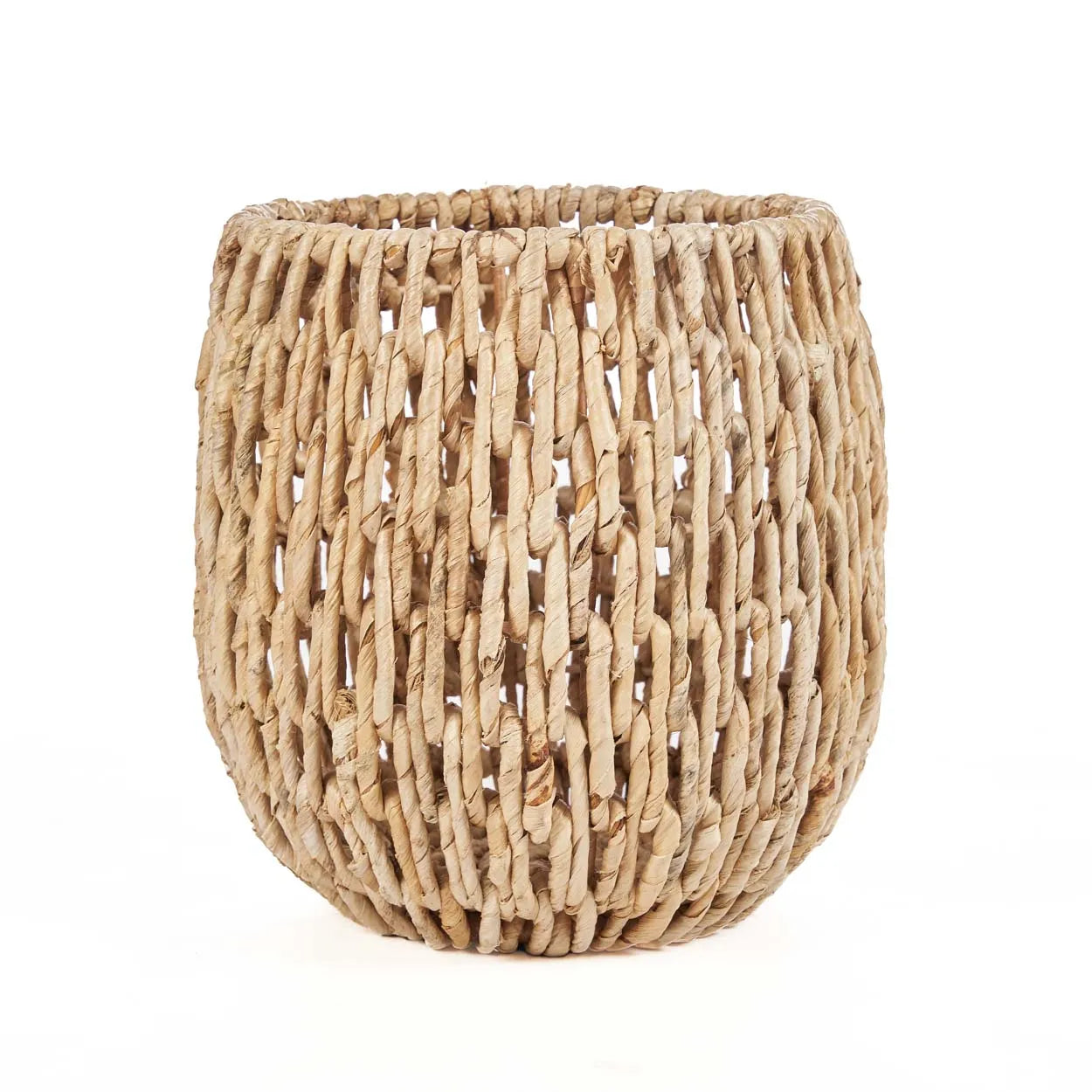 The Louh Louh Basket - Natural - L in palm leaf — handmade luxury storage basket curated by Laiyahome — view 3