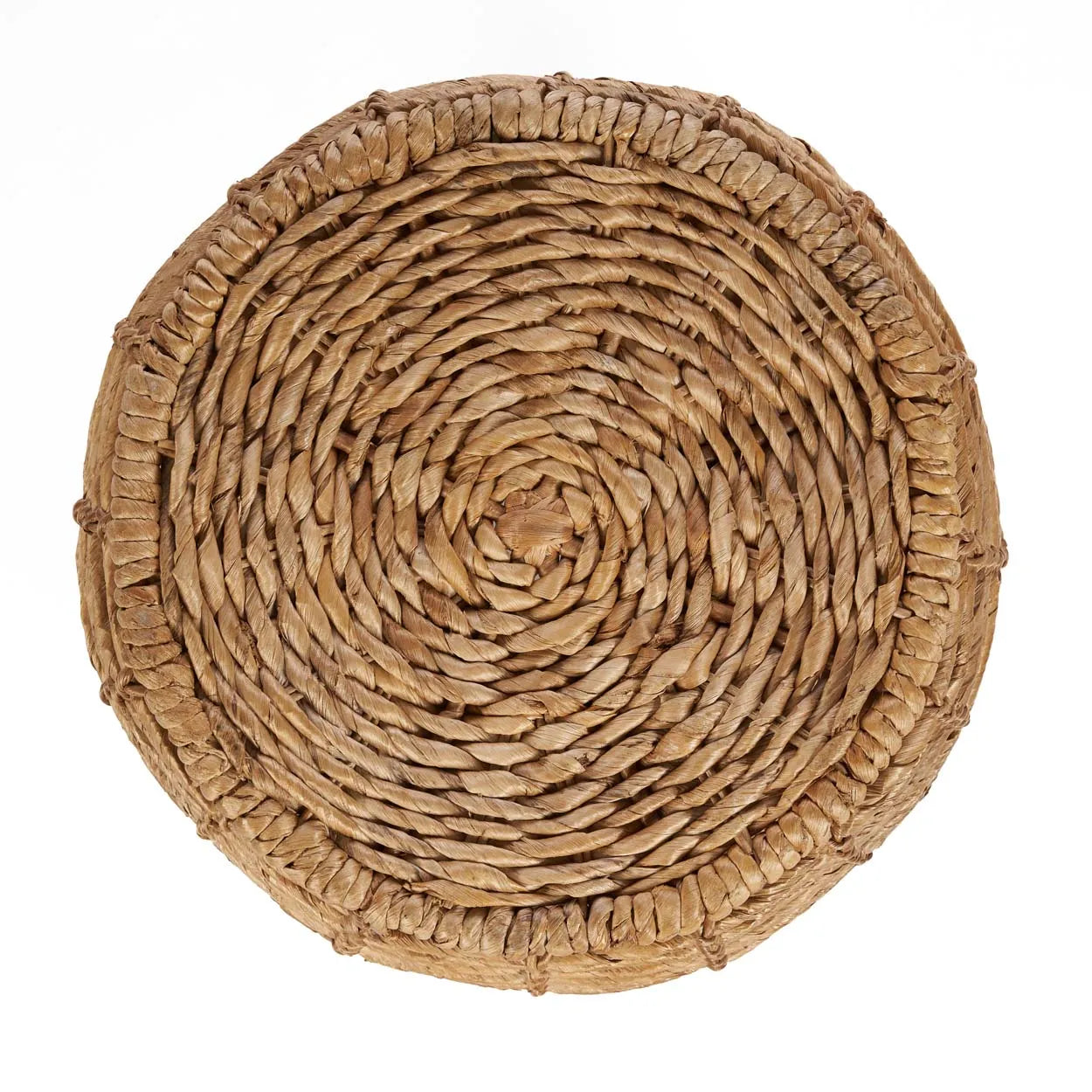 The Gustih Stool - Natural in palm leaf — handmade luxury stool curated by Laiyahome — view 4