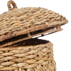 The Tarajih Basket - Natural - M in palm leaf — handmade luxury storage basket curated by Laiyahome — view 4