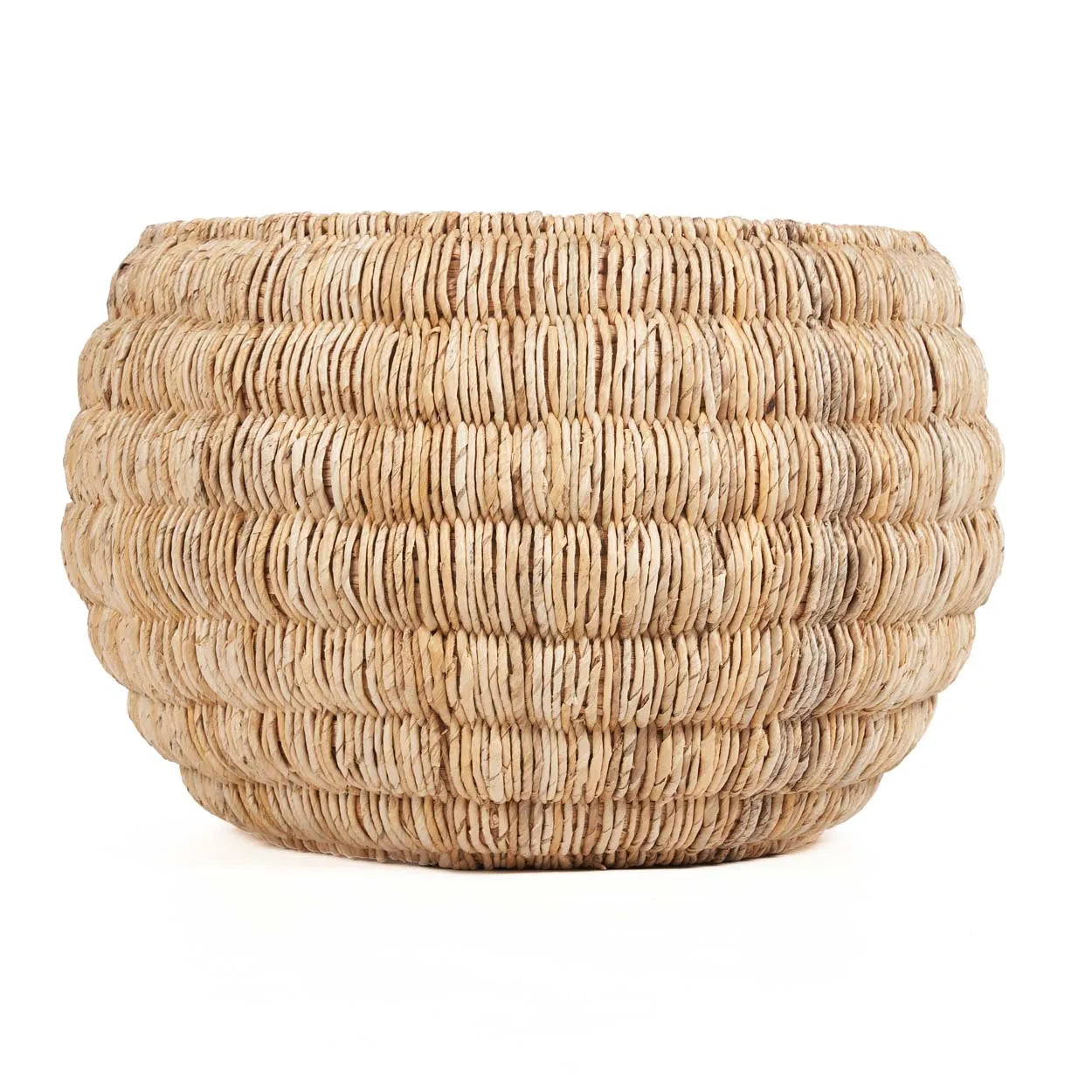 The Tatum Basket - Natural in palm leaf — handmade luxury storage basket curated by Laiyahome — view 3