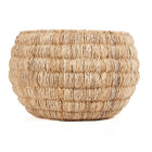 The Tatum Basket - Natural in palm leaf — handmade luxury storage basket curated by Laiyahome — view 3