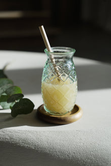 The Pineapple Glass - Blue - M in glass — handmade luxury cocktail glass curated by Laiyahome — view 2