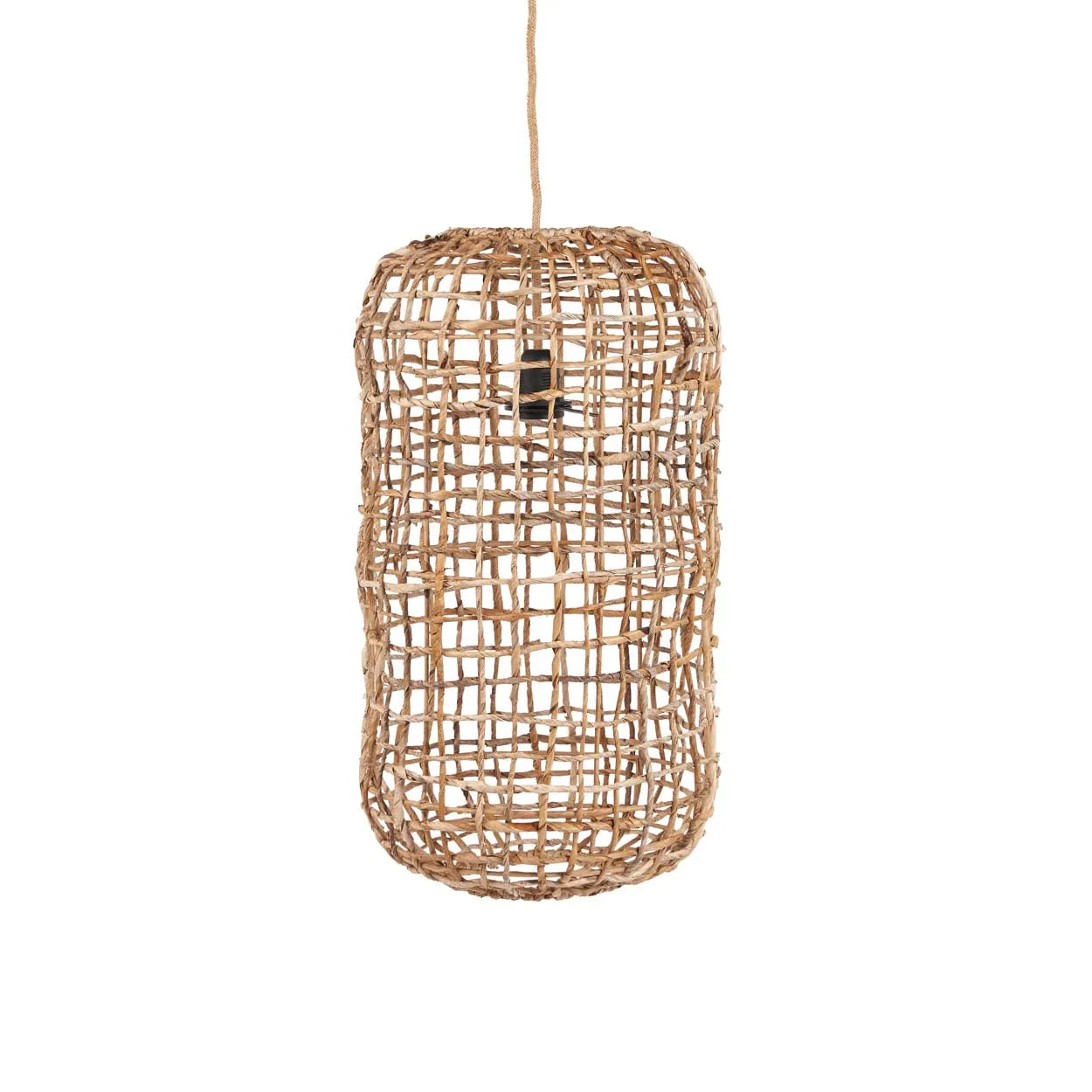 The Kuso Pendant - Natural - M in palm leaf — handmade luxury pendant lamp curated by Laiyahome — view 3