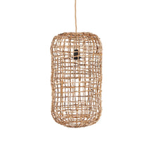 The Kuso Pendant - Natural - M in palm leaf — handmade luxury pendant lamp curated by Laiyahome — view 3
