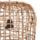 The Kuso Pendant - Natural - M in palm leaf — handmade luxury pendant lamp curated by Laiyahome — view 4