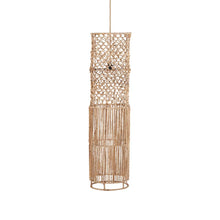 The Takuhanki Pendant - Natural - XL in palm leaf — handmade luxury pendant lamp curated by Laiyahome — view 3