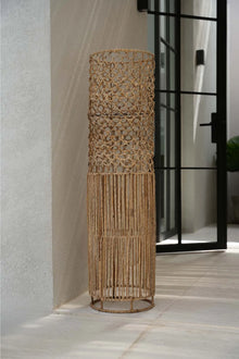 The Takuhanki Pendant - Natural - XL in palm leaf — handmade luxury pendant lamp curated by Laiyahome — view 4
