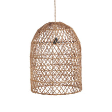 The Xiomara Pendant - Natural - S in palm leaf — handmade luxury pendant lamp curated by Laiyahome — view 3