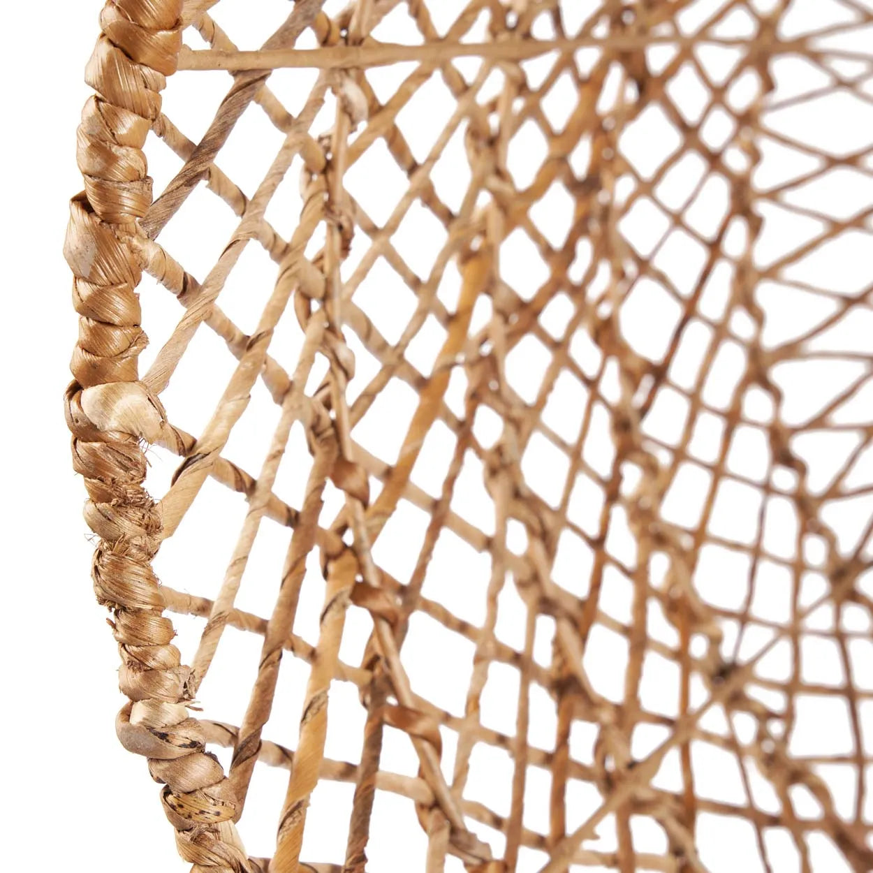 The Xiomara Pendant - Natural - XL in palm leaf — handmade luxury pendant lamp curated by Laiyahome — view 4