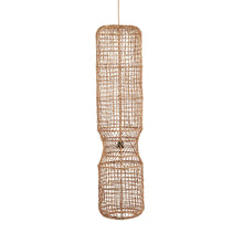 The GuanYin Pendant - Natural - XXL in palm leaf — handmade luxury pendant lamp curated by Laiyahome — view 3