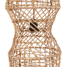 The GuanYin Pendant - Natural - XL in palm leaf — handmade luxury pendant lamp curated by Laiyahome — view 4
