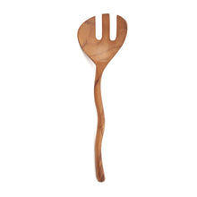 The Twisted Salad Fork - Natural in wood — handmade luxury table fork curated by Laiyahome