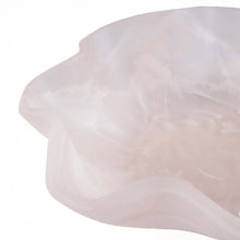 The Resin Organic Fruit Bowl - Pink White in polyresin — handmade luxury bowl curated by Laiyahome — view 4