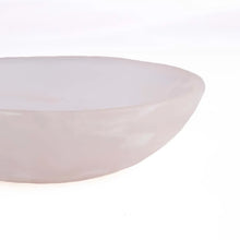 The Resin Organic Bowl - Pink White - M in polyresin — handmade luxury bowl curated by Laiyahome — view 4