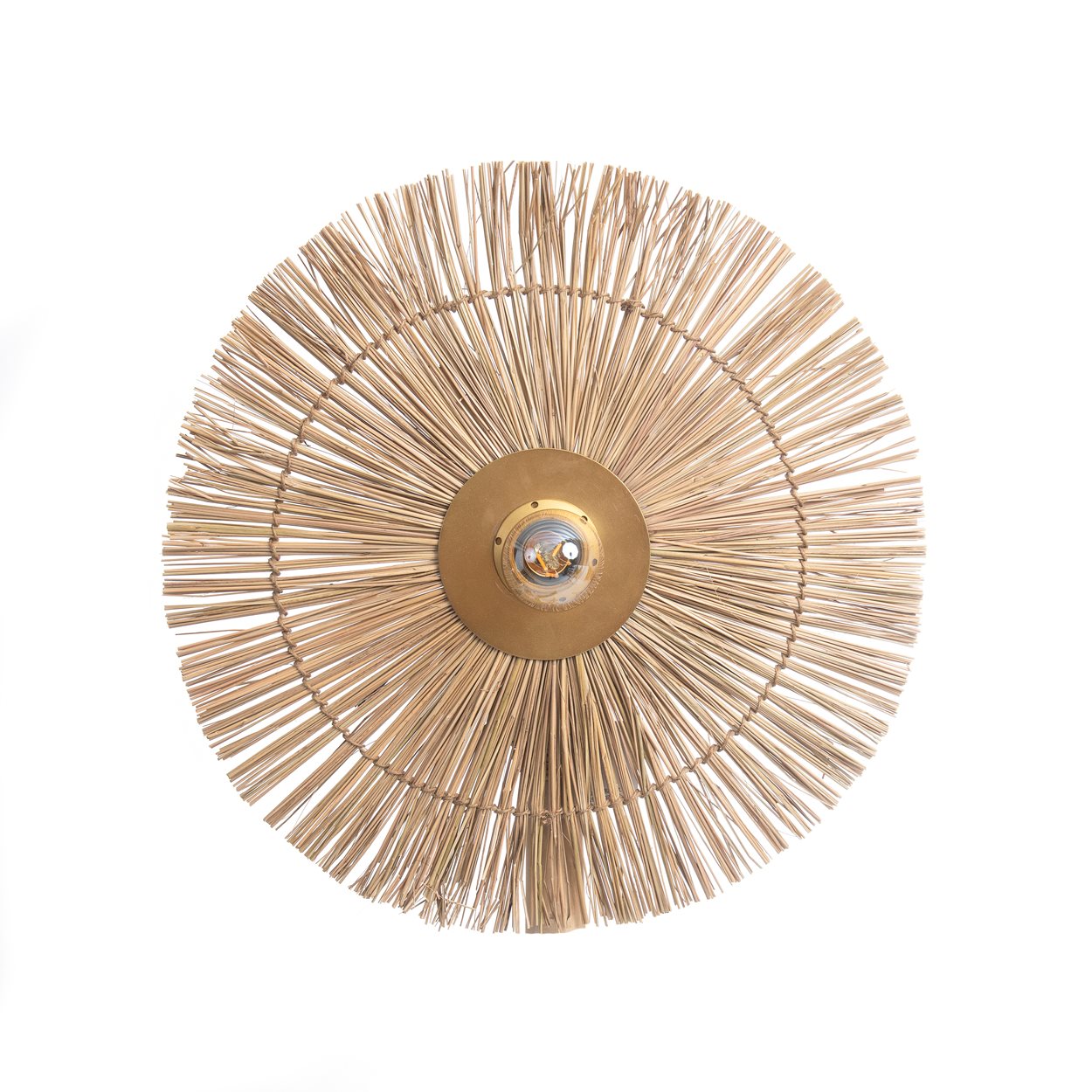 The Beausoleil Wall Lamp - Natural Gold - M in grass — handmade luxury wall light curated by Laiyahome — view 3