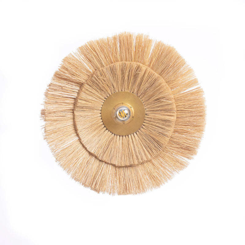 The Double Trouble Wall Lamp - Natural Gold - M