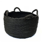 The four hands sneakers - Black - L in seagrass — handmade luxury storage basket curated by Laiyahome — view 3
