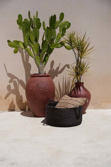 The four hands sneakers - Black - L in seagrass — handmade luxury storage basket curated by Laiyahome — view 4