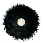 The Coastal Juju - Black - L in feather — handmade luxury wall decoration curated by Laiyahome — view 3