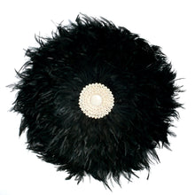 The Coastal Juju - Black - L in feather — handmade luxury wall decoration curated by Laiyahome — view 3