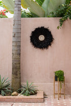 The Coastal Juju - Black - L in feather — handmade luxury wall decoration curated by Laiyahome — view 4