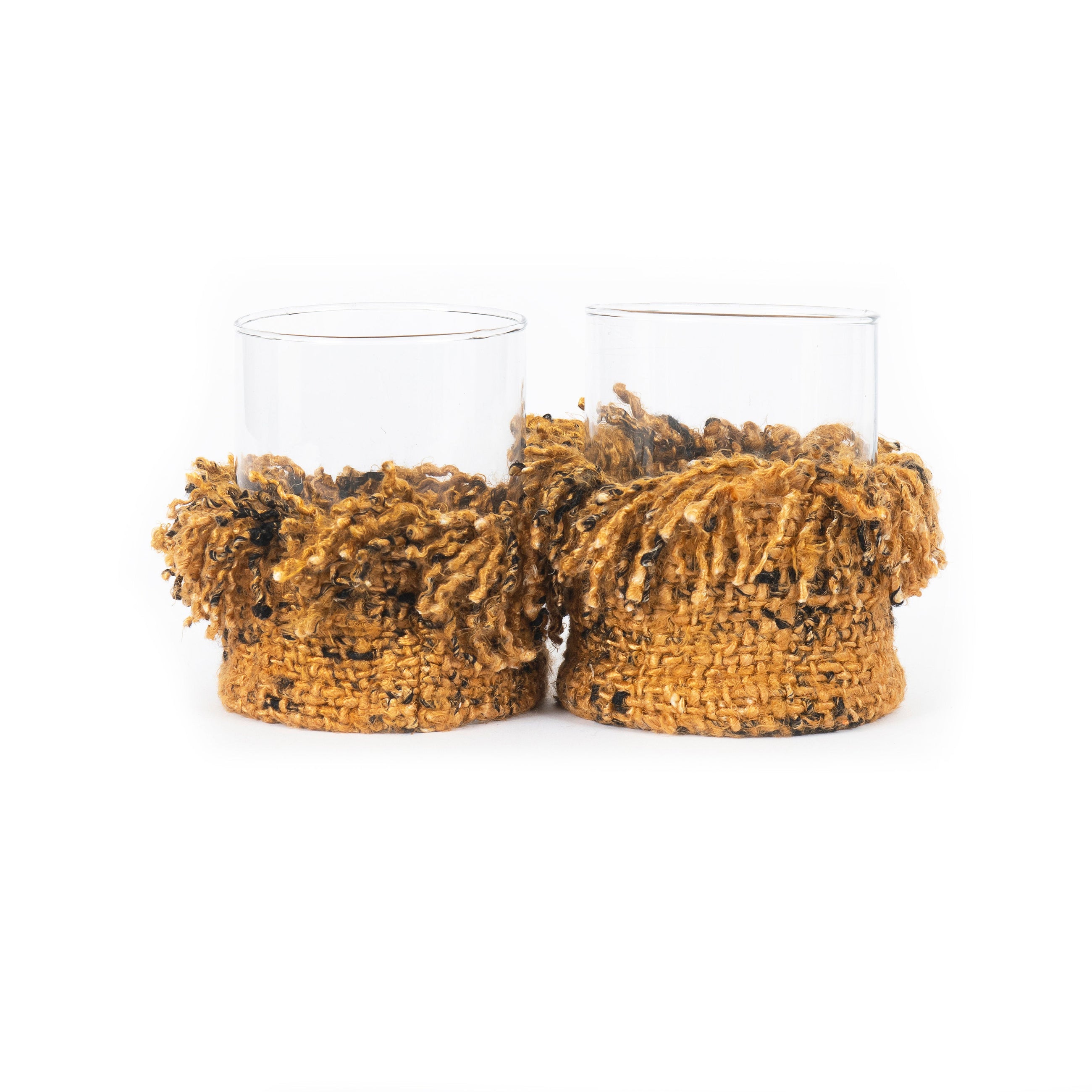 The Oh My Gee Candle Holder - CinnamonB - L - SET/2 | cotton, organic modern