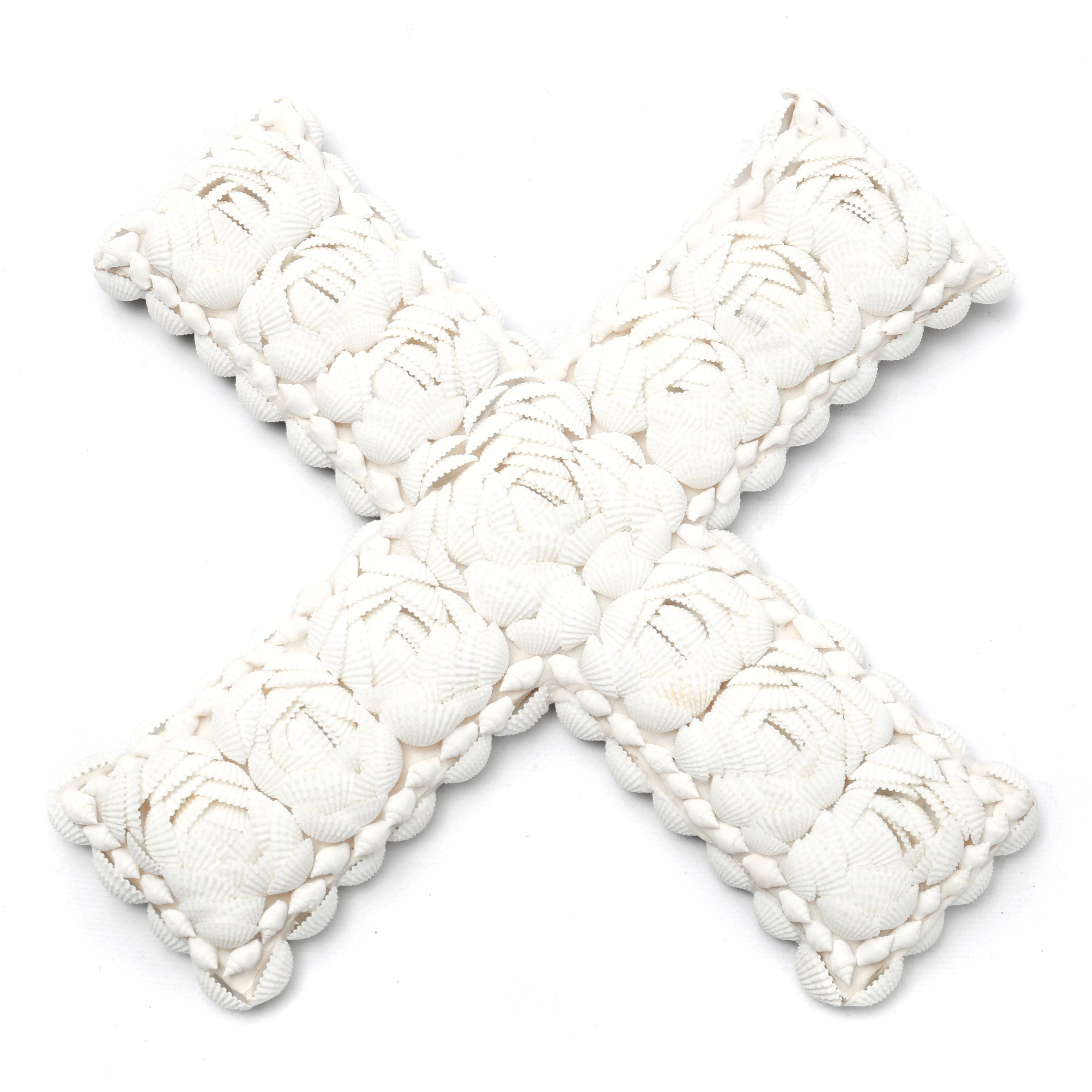 The Shell X - White - L – shell wall decoration in white – product view 1
