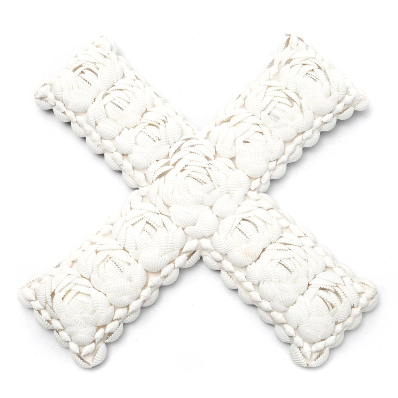 The Shell X - White - L – shell wall decoration in white – product view 1