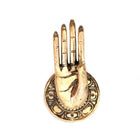 The Golden Mudrah Hand - L | natural materials, decor, quiet luxury