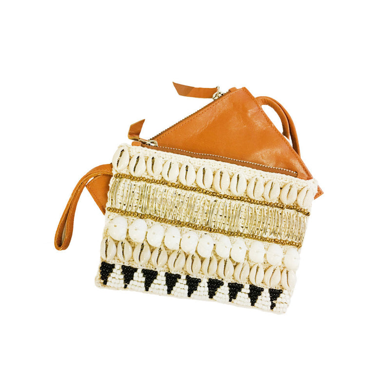 The Purse Leather Purse - Brown — handmade luxury clutch curated by Laiyahome