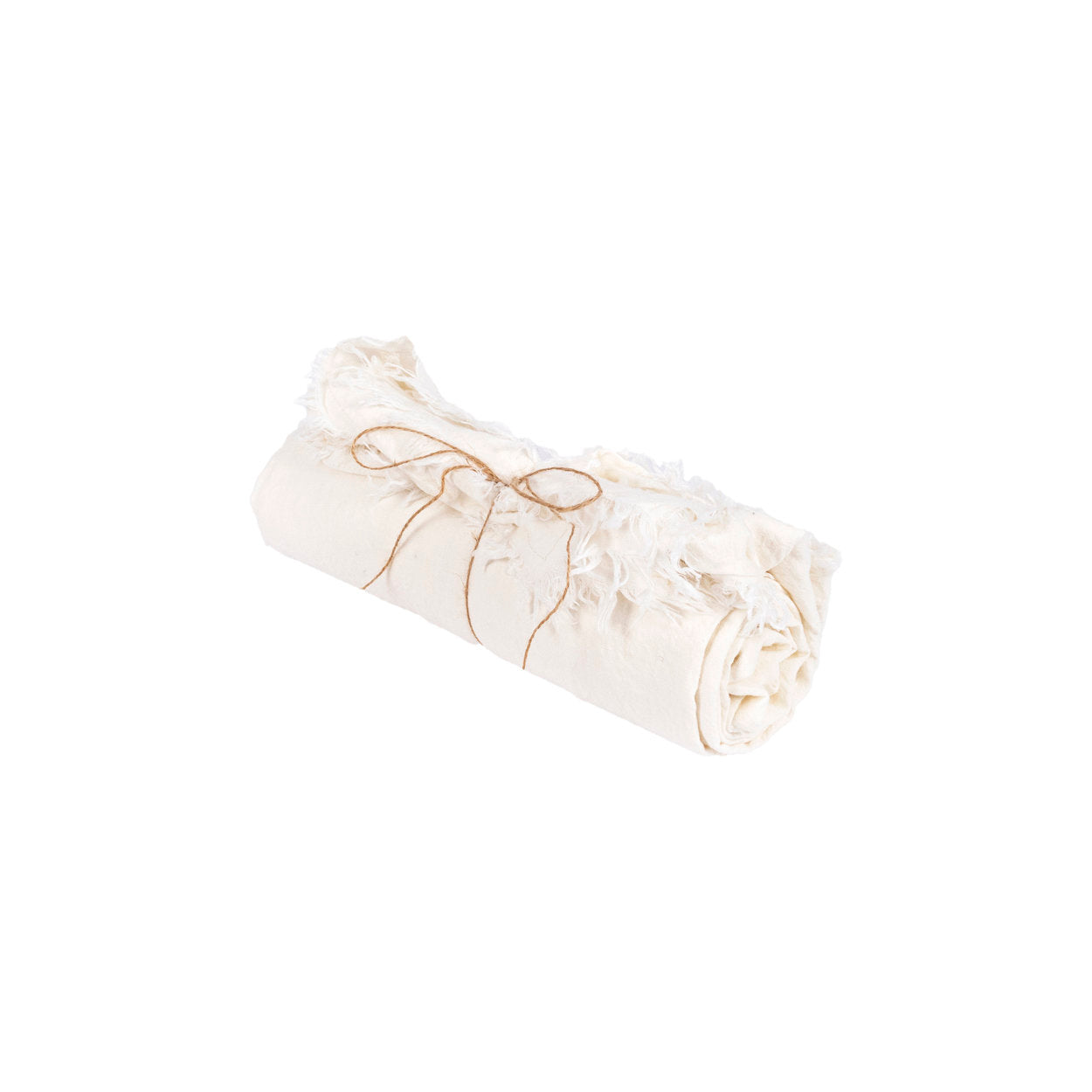 Nappe en lin blanc - 150 x 250 cm